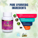 Ecolax Capsule - Natural Digestive Support for a Healthier Gut Pure Ayurvedic Ingredients (Ajwain, Nagkesar, Giloy, Pipar)