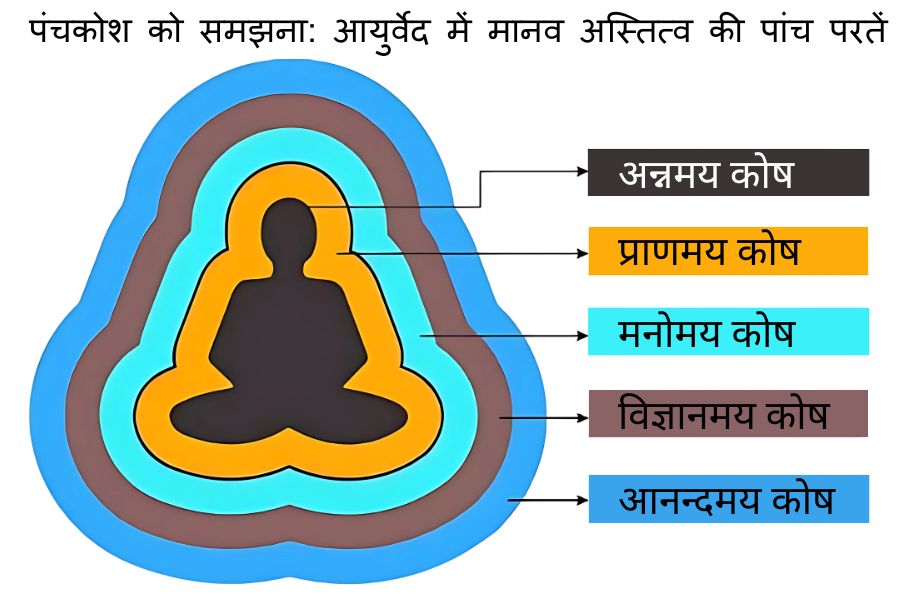 पंचकोश को समझना: आयुर्वेद में मानव अस्तित्व की पांच परतें